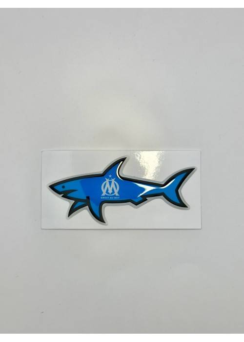 STICKERS SHARK STICKER SHARK OM  SHARKOM chez Graphiti Concept Store Dieppe
