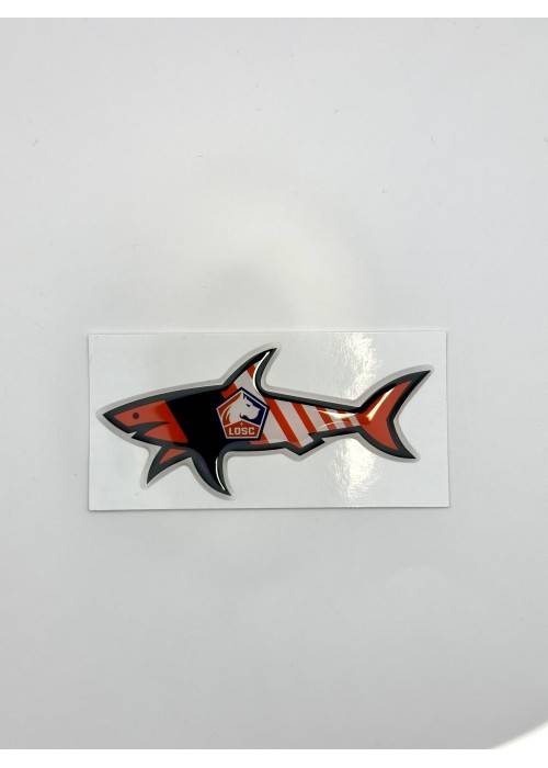 STICKERS SHARK STICKER SHARK LOSC  SHARKLOSC chez Graphiti Concept Store Dieppe