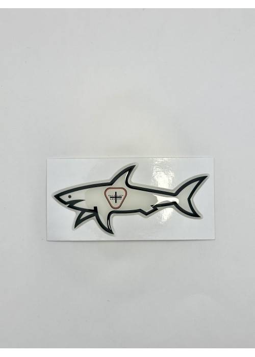 STICKERS SHARK STICKER SHARK GERTRUDE BLANC  SHARKGERTRUDEBLANC chez Graphiti Concept Store Dieppe