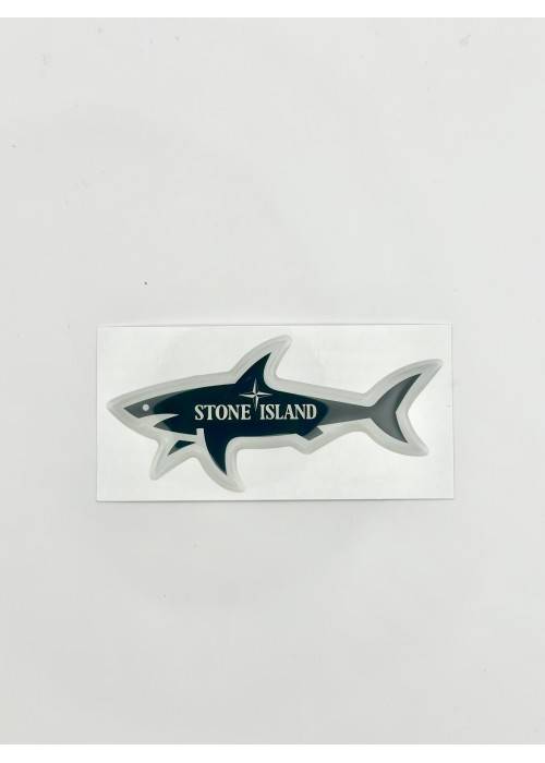 STICKERS SHARK STICKER SHARK STONE BLACK WHITE  SHARKSTONEBLACKWHITE chez Graphiti Concept Store Dieppe