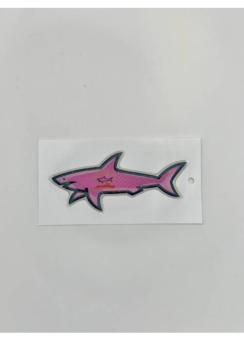 STICKERS SHARK STICKER SHARK ROSE PAILLETÉ  SHARKROSEPAILLETÉ chez Graphiti Concept Store Dieppe