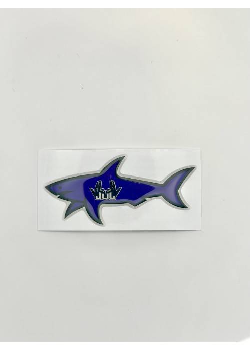 STICKERS SHARK STICKER SHARK SIGNE JUL VIOLET  SHARKSIGNEJULVIOLET chez Graphiti Concept Store Dieppe