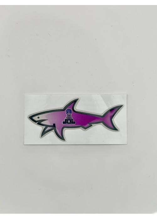 STICKERS SHARK STICKER SHARK JUL VIOLET  SHARKJULVIOLET chez Graphiti Concept Store Dieppe