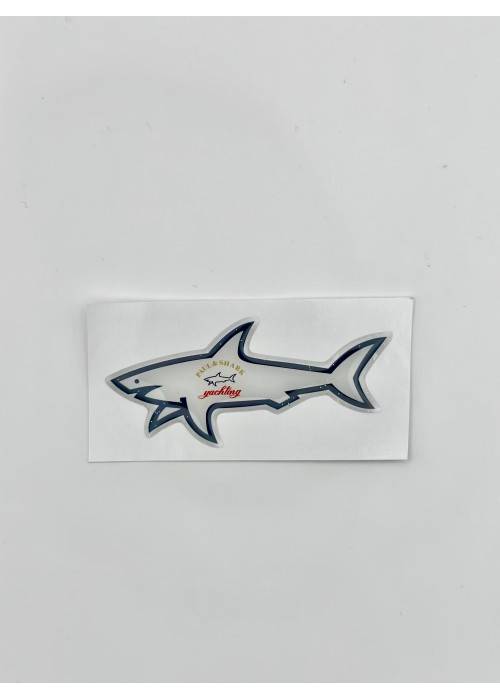 STICKERS SHARK STICKER SHARK BLANC PAILLETÉ  SHARKBLANCPAILLETÉ chez Graphiti Concept Store Dieppe