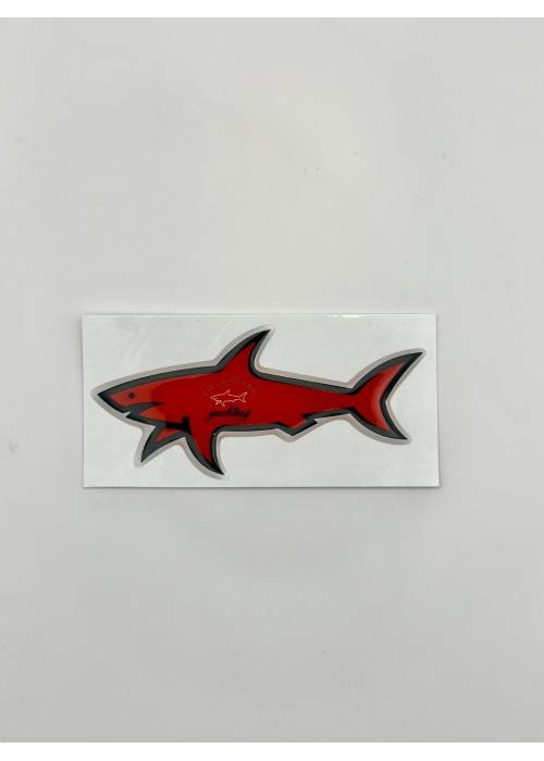 STICKERS SHARK STICKER SHARK ROUGE  SHARKROUGE chez Graphiti Concept Store Dieppe