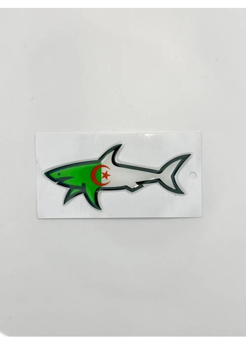 Stickers Shark STICKER SHARK ALGÉRIE  SHARKALGÉRIE chez Graphiti Concept Store Dieppe