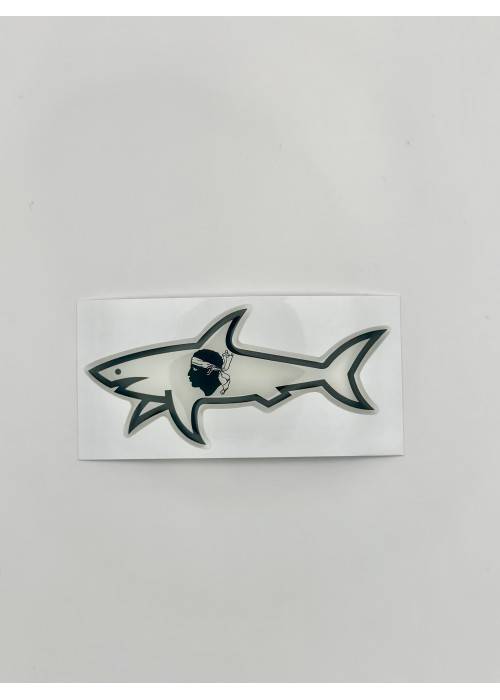 STICKERS SHARK STICKER SHARK CORSE  SHARKCORSE chez Graphiti Concept Store Dieppe