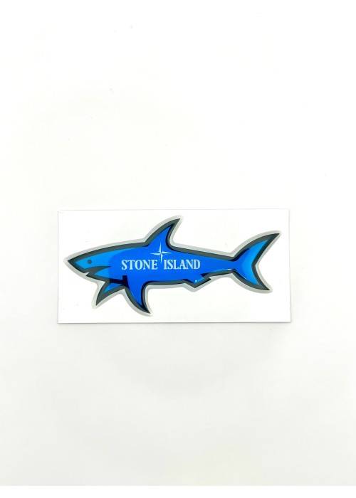 STICKERS SHARK STICKER SHARK STONE BLEU  SHARKSTONEBLEU chez Graphiti Concept Store Dieppe