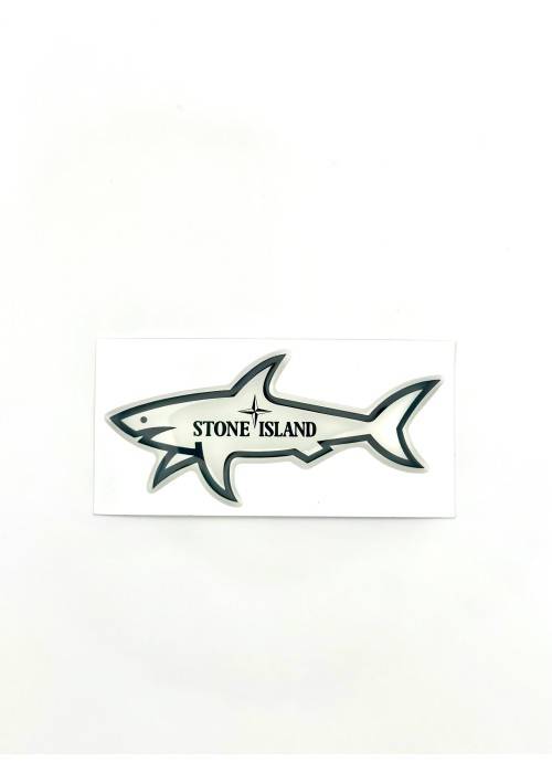 STICKERS SHARK STICKER SHARK STONE BLANC  SHARKSTONEBLANC chez Graphiti Concept Store Dieppe