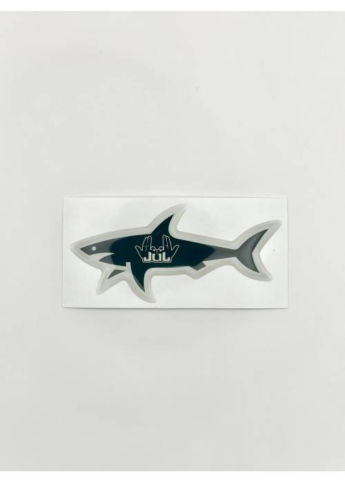 STICKERS SHARK STICKER SHARK JUL BLACK WHITE  SHARKJULBLACKWHITE chez Graphiti Concept Store Dieppe