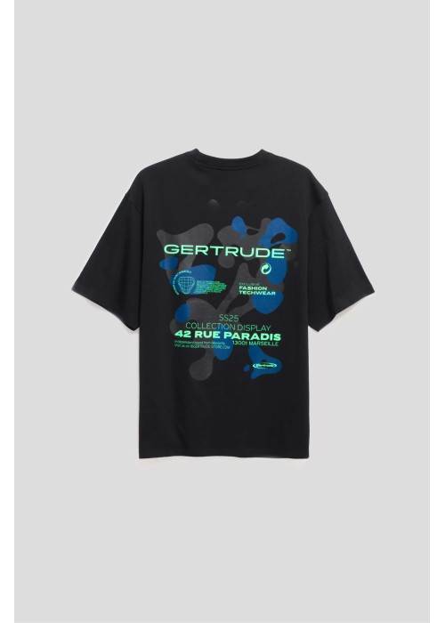 Gertrude TEE SHIRT GERTRUDE LEONCE CAMO  GLEONCECAMO chez Graphiti Concept Store Dieppe