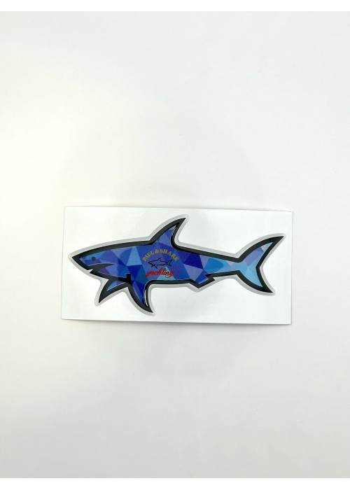 Stickers Shark STICKER SHARK BLEU GRAPHIQUE  SHARKBLEUGRAPHIQUE chez Graphiti Concept Store Dieppe