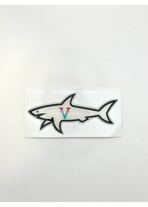 Stickers Shark STICKER SHARK VRUNK BLANC  SHARKVRUNKBLANC chez Graphiti Concept Store Dieppe