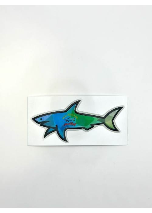 Stickers Shark STICKER SHARK BLEU VERT  SHARKBLEUVERT chez Graphiti Concept Store Dieppe