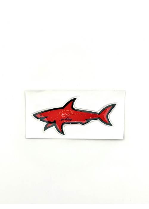 Stickers Shark STICKER SHARK ROUGE PAILLETÉ  SHARKROUGEPAILLETE chez Graphiti Concept Store Dieppe