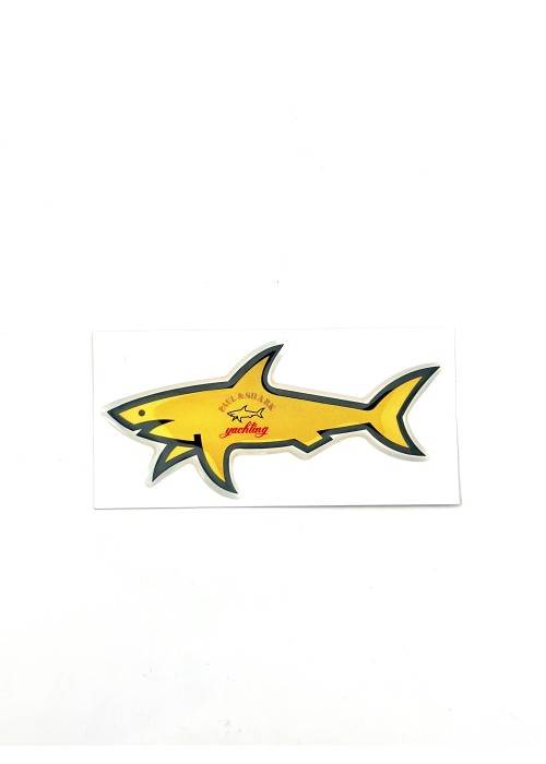 Stickers Shark STICKER SHARK JAUNE  SHARKJAUNE chez Graphiti Concept Store Dieppe