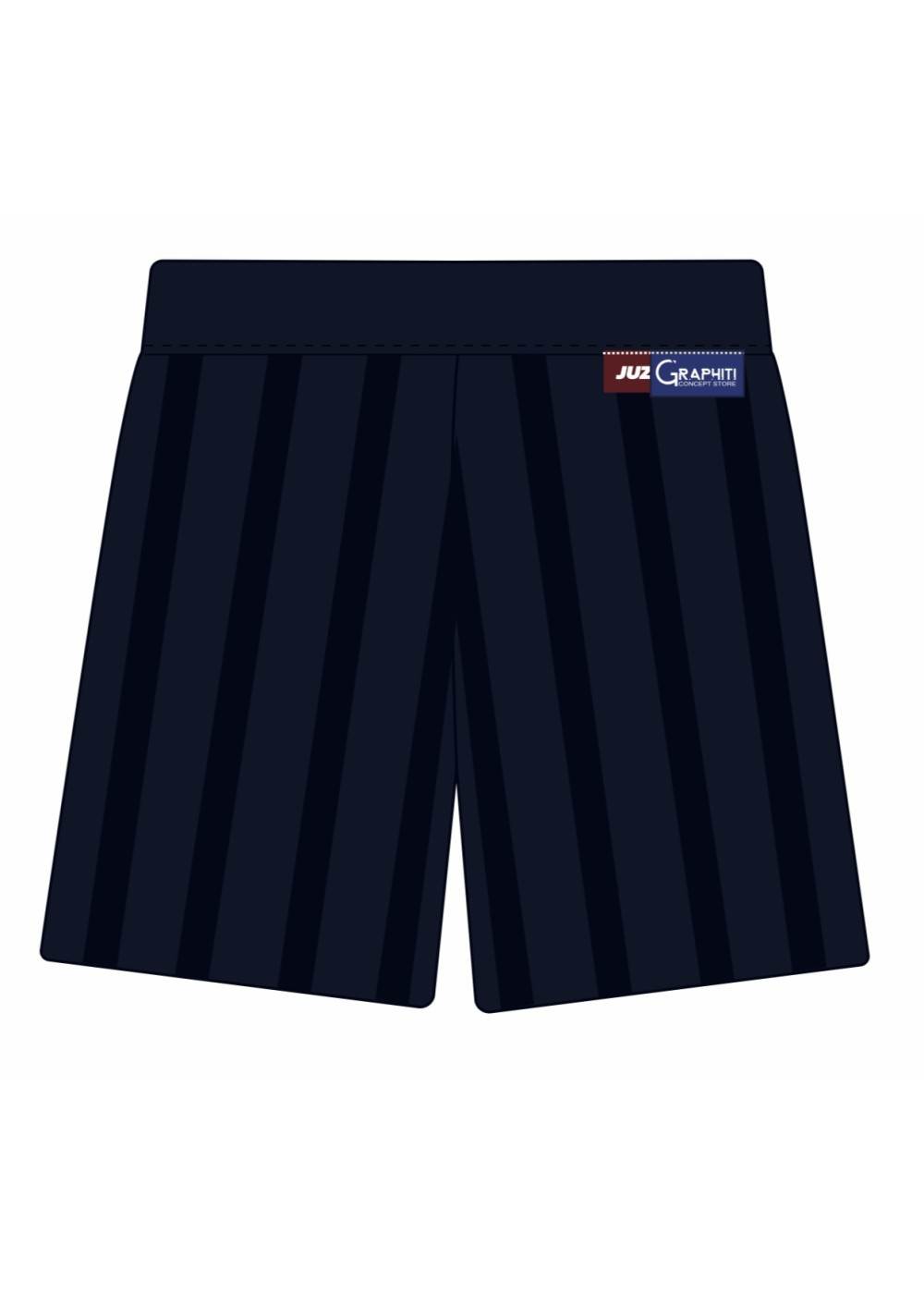 Juzely SHORT SATIN GRAPHITI X JUZELY SOUVENIR  SOUVSHORT chez Graphiti Concept Store Dieppe