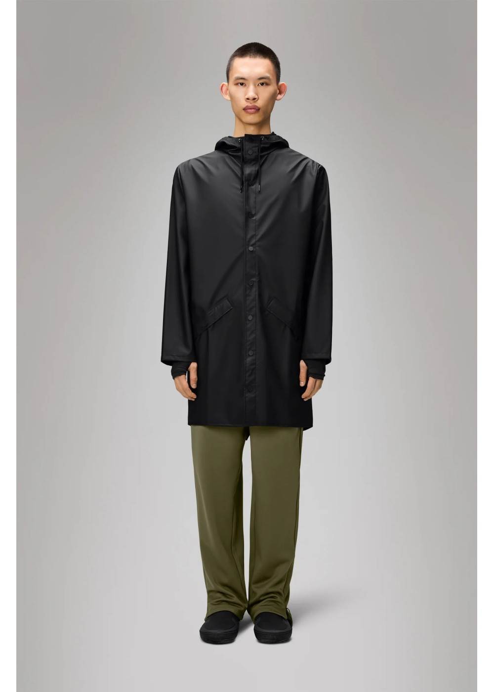 RAINS LONG JACKET W3 UNISEXE RAINS  12020 chez Graphiti Concept Store Dieppe