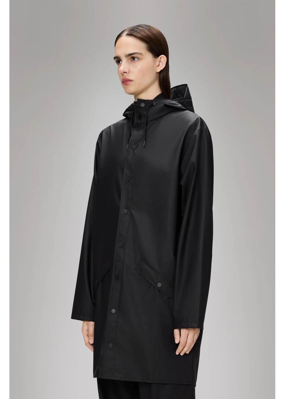 RAINS LONG JACKET W3 UNISEXE RAINS  12020 chez Graphiti Concept Store Dieppe