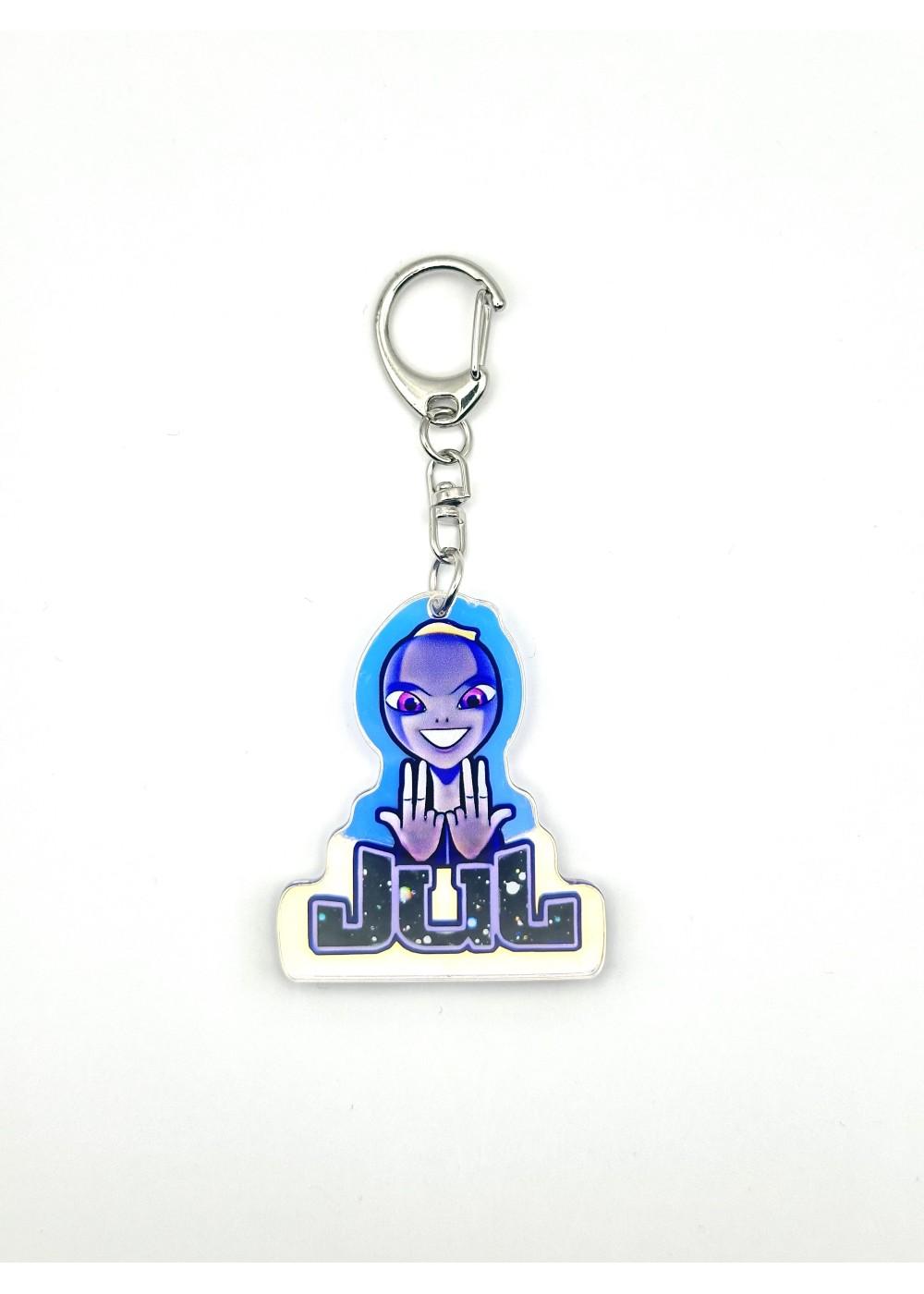 Graph' Keyz PORTE-CLÉS JUL OVNI PLEXI  PLEXIJULOVNI chez Graphiti Concept Store Dieppe