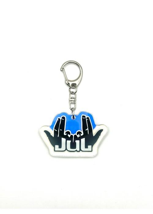 Graph' Keyz PORTE-CLÉS SIGNE JUL PLEXI  PLEXISIGNEJUL chez Graphiti Concept Store Dieppe