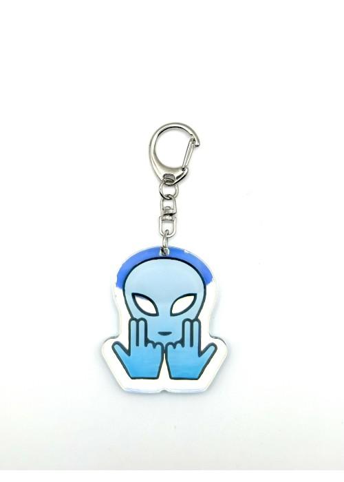 Graph' Keyz PORTE-CLÉS L'OVNI PLEXI  PLEXILOVNI chez Graphiti Concept Store Dieppe