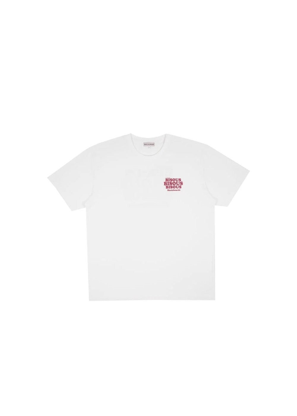 Bisous Skateboard TEE SHIRT BISOUS GREASE WHITE BBISOUSGREASEWHITE chez Graphiti Concept Store Dieppe Bisous Skateboard TEE SHIRT BISOUS GREASE WHITE BBISOUSGREASEWHITE chez Graphiti Concept Store Dieppe