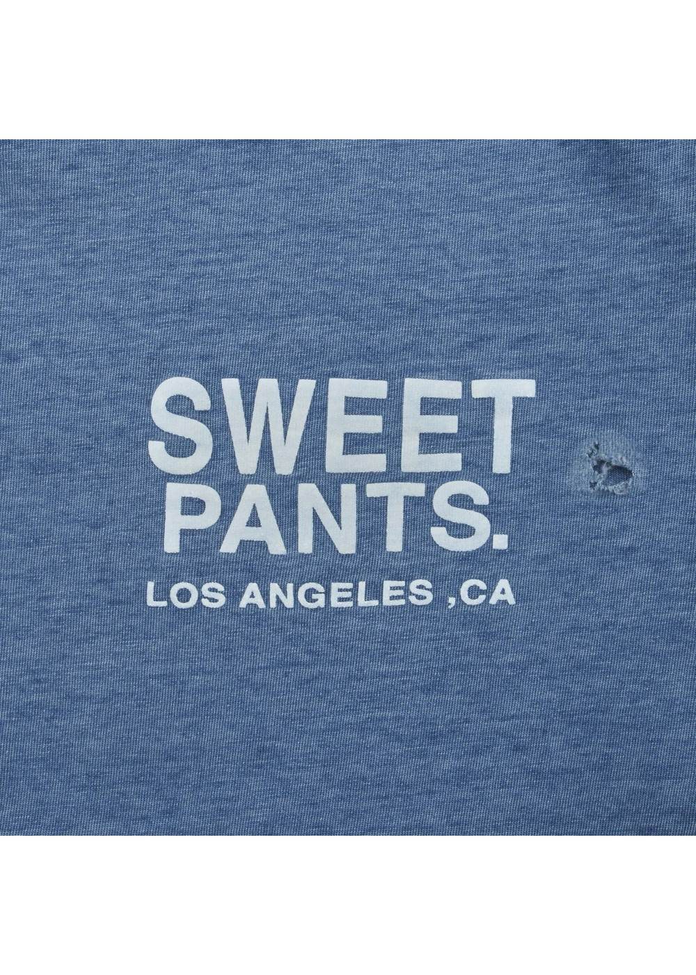 Sweet Pants TEE SHIRT SWEET PANTS INDIGO TEE USED  SPINDIGOTEE chez Graphiti Concept Store Dieppe