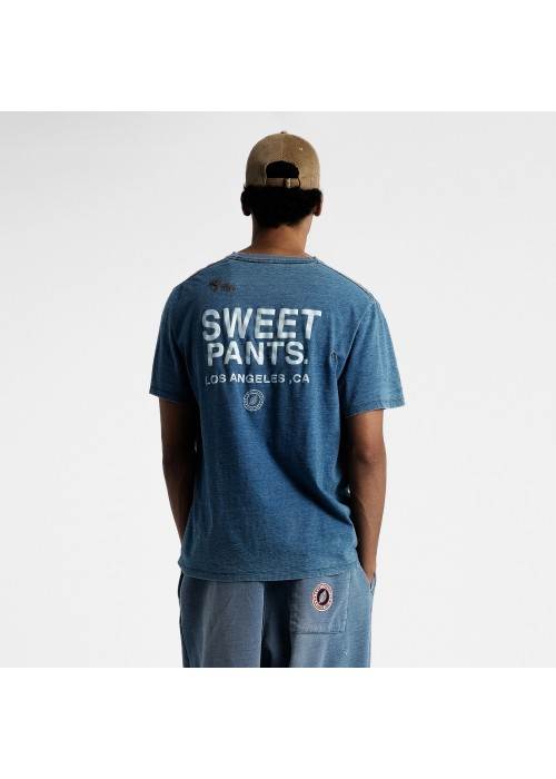 Sweet Pants TEE SHIRT SWEET PANTS INDIGO TEE USED  SPINDIGOTEE chez Graphiti Concept Store Dieppe